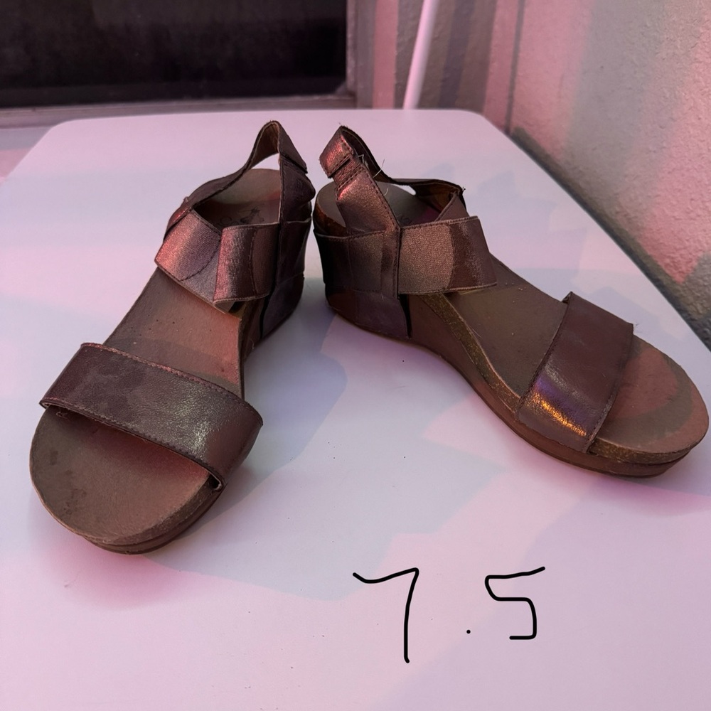 Corkys Metallic Brown Sandals